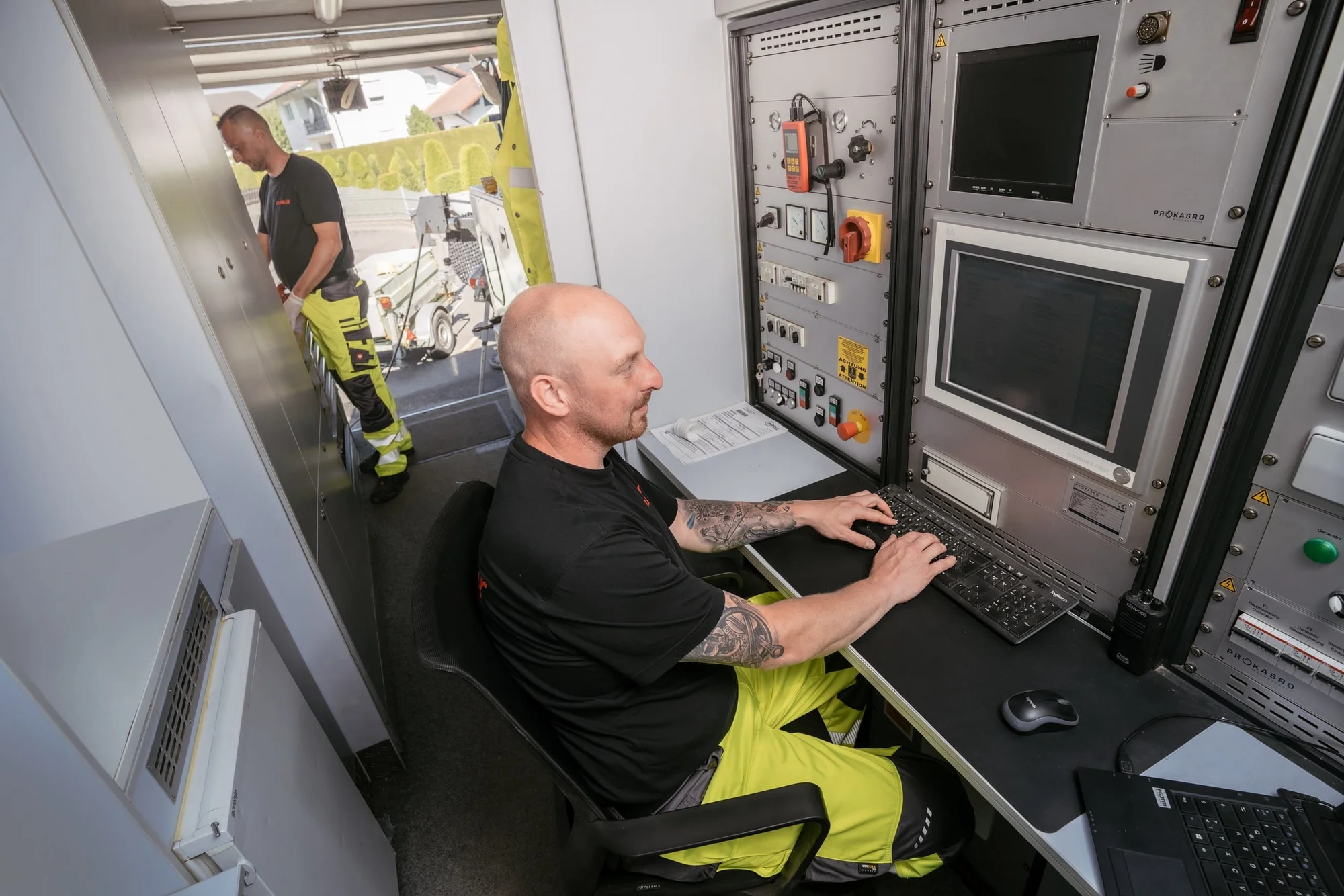 Ablauf Saugbagger Einsatz Duisburg